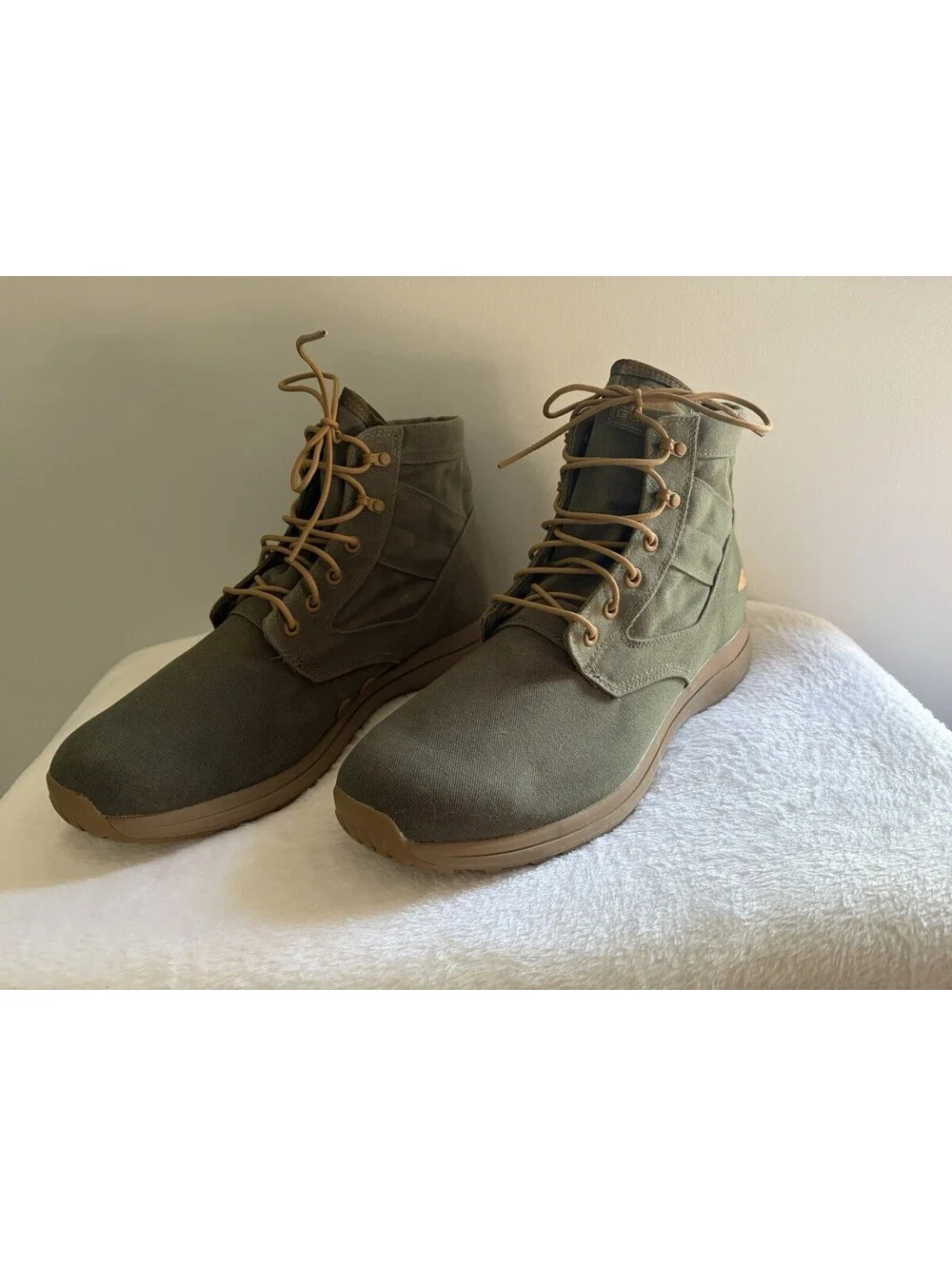 GORUCK Jedburgh Rucking Boots NWOT Olive Canvas Men’s 12 / Women’s 14